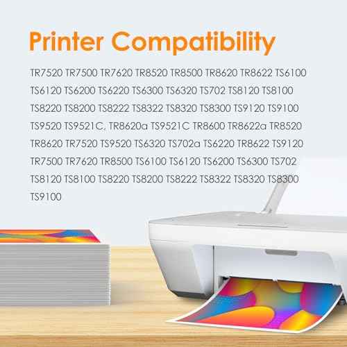 10 Pack 280 281 XXL Ink Cartridges Replacement for Canon PGI-280 281 Cartridge 280XXL 281XXL for Pixma TR8620a TR8620 TR8520 TR8600 TR7520 TS702a TS9520 TS9521C TS6120 TS6220 TS9120 TS6320 TS8220