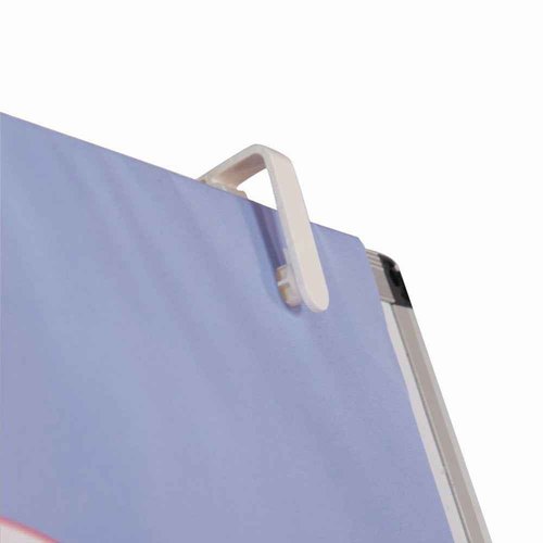 VIZ-PRO Melamine H-Stand Whiteboard/Adjustable Dry Erase Easel,24 x 36 Inches