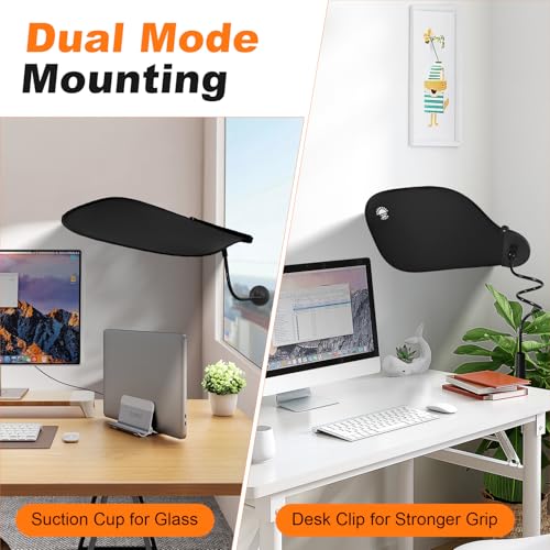 2Pcs Adjustable Office Cubicle and Desk Shade ? Flexible Desk Light Blocker for Privacy, Glare Reduction, and Comfort ? Essential Office Accessories