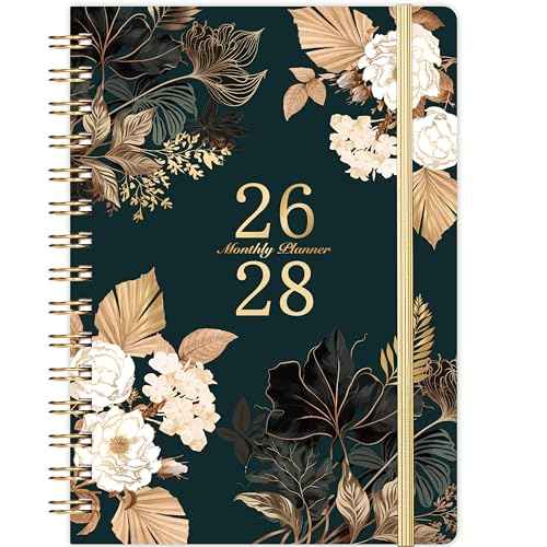 2026-2028 Monthly Planner/Calendar - 3 Year Monthly Planner 2026-2028, January 2026 - December 2028, 6.3" x8.4", 3 Year Calendar 2026-2027-2028 with Tabs, Hardcover, Inner Pocket