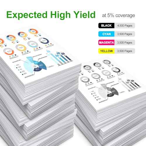 TK5242 TK-5242 Toner Cartridge Replacement for Kyocera TK-5242K TK-5242C TK-5242M TK-5242Y 1T02R70US0 1T02R7CUS0 1T02R7BUS0 1T02R7AUS0 for ECOSYS P5026cdn P5026cdw M5526cdw M5526cdn 4 Packs