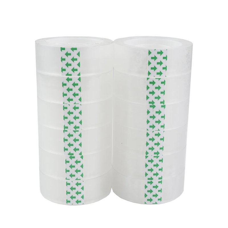Aacehlh 12 Rolls Transparent Tape Clear Tape Refills Rolls,3/4 x 1000 Inches,1 inch Core,for Office, Home, School (12)