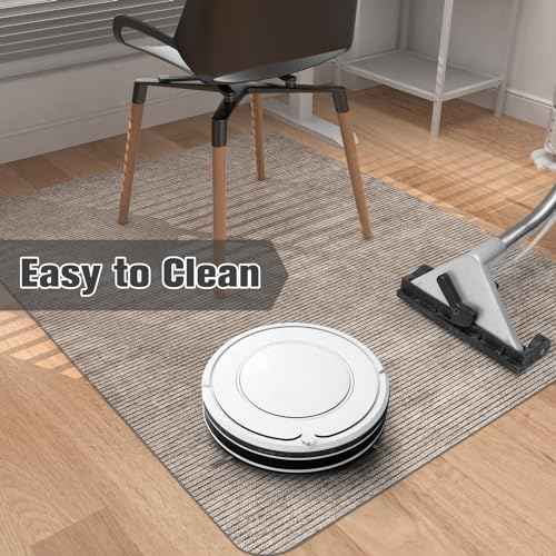 Placoot Desk Chair Mat for Hardwood Floor Corduroy Surface 1/6" Thick 55"x35" Office Chair Mat for Rolling Chairs-100% Large Anti-Slip Backing Under Desk Low-Pile Office Rug Floor Mat