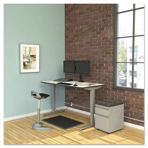 Alera ALE Seat Cushion for File Pedestals, 14 7/8 x 19 1/8 x 2 1/8, Smoke