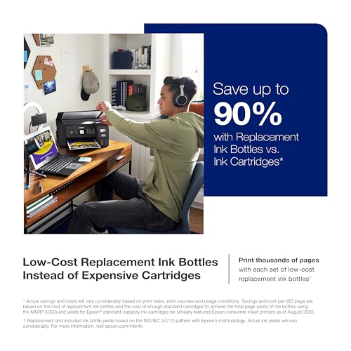 Epson EcoTank ET-2800 Wireless Color All-in-One Supertank Printer - Black