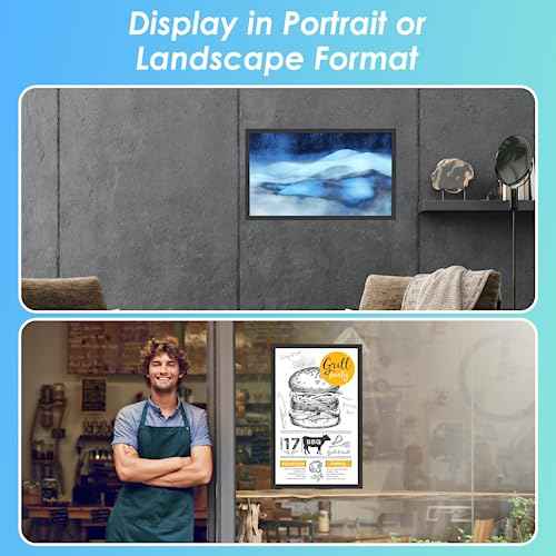 MaxGear 10 Pack Magnetic Sign Holder 11 x 17 with Magnetic Border£¬Self Adhesive Wall Mount Sign Holder Display Picture Frames Window Document Poster Paper Flyer Holder for Home Office Store