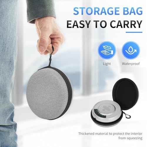 XTUGA Q3 Conference Speaker Bluetooth Microphone, 360¡ÆVoice Pickup Noise Reduction Gain Control for Meetings,Zoom,Home Office
