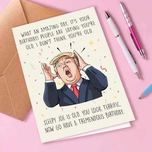 Funny Birthday Card, Birthday Cards for Men, Birthday Gifts for Dad, Mom, Husband, Wife, Grandpa, Grandma, Brother, Sister, Friends And Family.