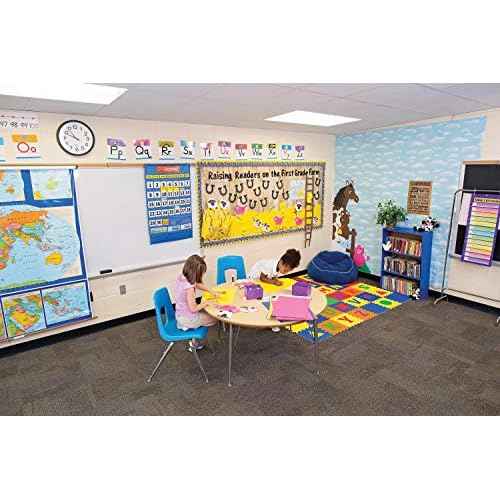 Fadeless Bulletin Board Paper, Fade-Resistant Paper for Classroom Decor, 48¡± x 12¡¯, Primary Assortment, 4 Rolls