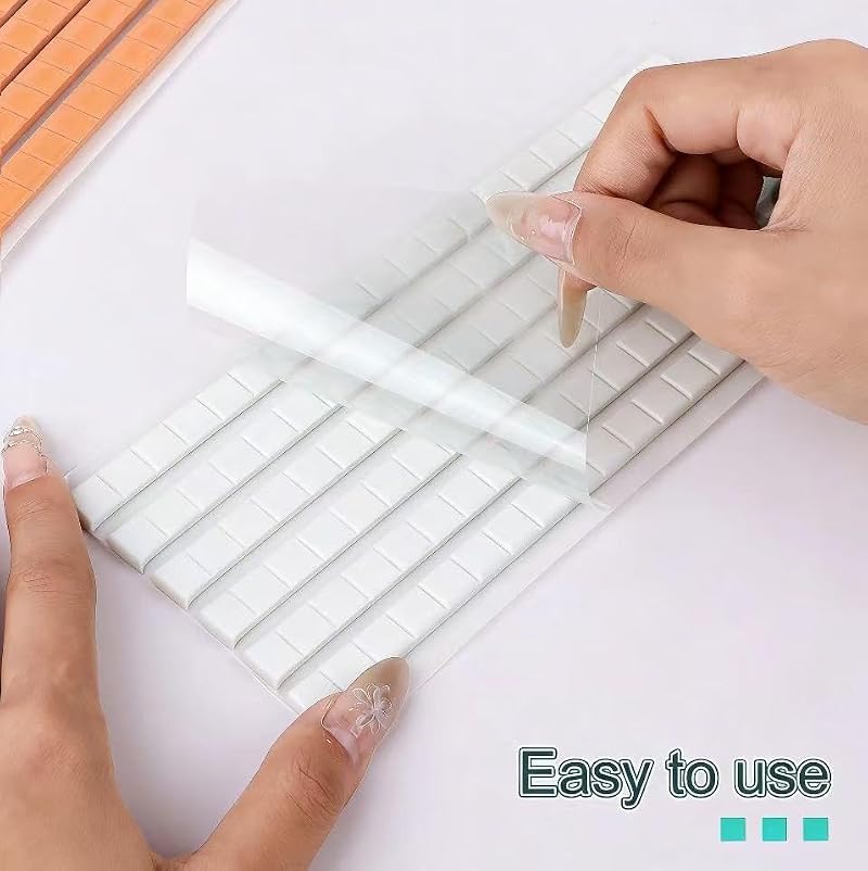 Feosky Reusable Adhesive Poster Putty 120PCS - White, Removable Mounting Tape for Wall Art & Crafts, 1 Pack