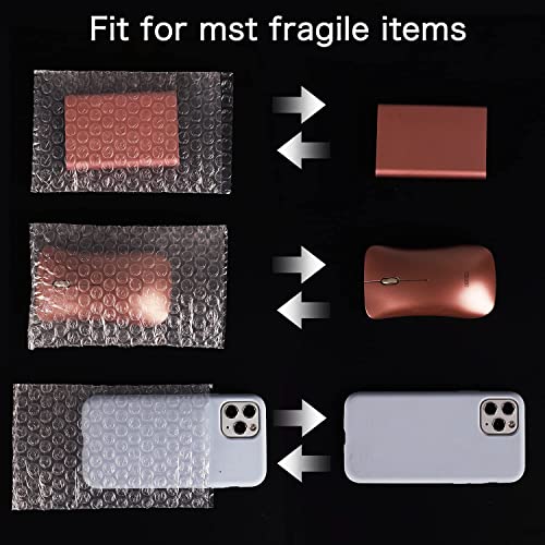 Ailengy 4x6 Inch Double Walled Bubble Out Bag 50pcs - Protective Cushion Pouches for Fragile Items