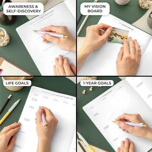 Clever Fox Planner PRO Schedule ? Undated Weekly & Monthly Life Planner with Time Slots, Appointment Book & Daily Organizer, A4 (Forest Green)