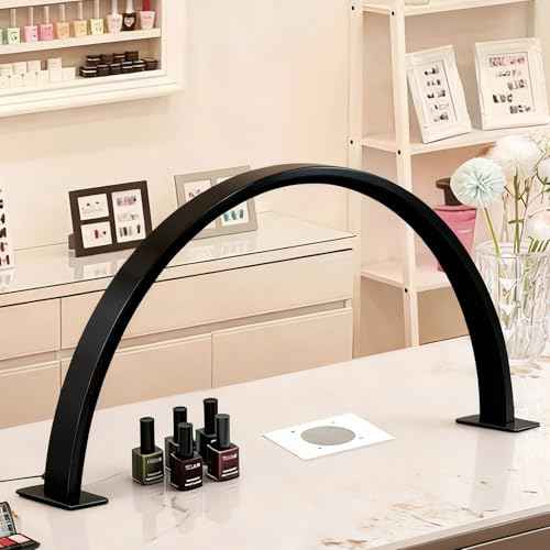 LED Desk Lamp, Desk Lamps for Home Office, Touch Control Desk Light with 3 Lighting Modes & 10 Brightness Level, Office Light Reading Lamp for Nail, Tattoo, Task, Crafting - Black