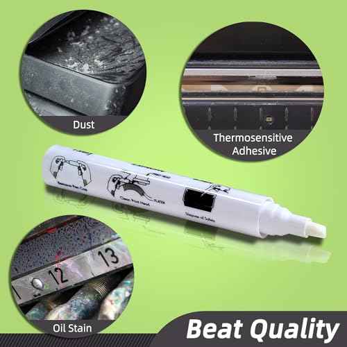 Thermal Printer Printhead Cleaning Pen for Thermal Receipt Shipping Label POS Card Printer Cleaner 12pcs (12)