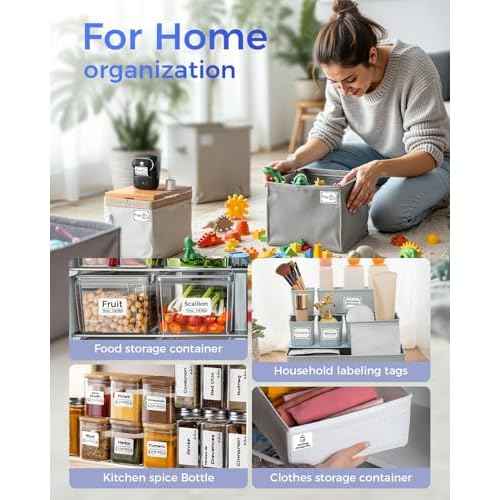 Phomemo Label Maker Machine with Tapes, Bluetooth Thermal Label Printer Easy to Use with Phones & PC, Address Label Maker for Small Business, Offcie, Home, 2 Inch Barcode Printer with 3 Label Rolls
