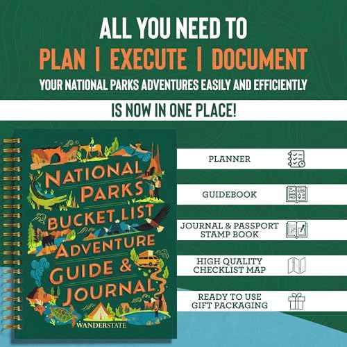 National Parks Bucket List Adventure Guide & Journal: Your Way to Explore America's National Parks & Document Your Adventures for a Lifetime! (Planner, Travel Guide, Journal, Passport Stamp Book)