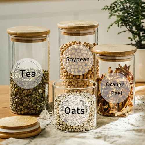 2" Round Transparent Thermal Label Stickers,Self-Adhesive Direct Thermal Labels,300 Sheets with Perforation Line in ROLL