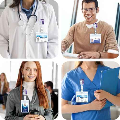 Sani Wipes Funny Badge Reel, Cute Nurse Doctor Work Badge Holder with Retractable Clip, Nursing Student RN CNA LPN MA Medical Worker ID Name Badge Buddy, Fun Healthcare Badge Accessories