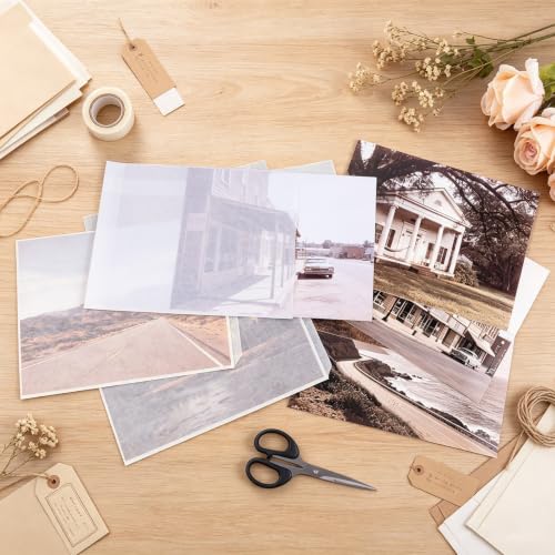 Lineco Glassine Photo Envelopes 8x10 Inches Pack of 100 White Archival Storage