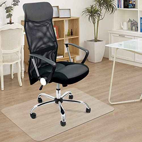 Azadx Office Chair Mat for Hardwood Floor 30 x 48'', Small Chair Mats Clear Easy Glide on Hard Floors, Rolling Chairs Mat Plastic Mats Under Desk Chairs