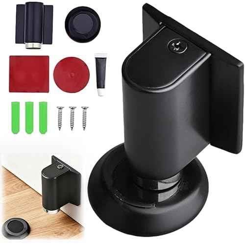 Door Wedge Stopper,2026 New Magnetic Doors Stoppers for Bottom of Door,No Drill Invisible Doorstops for Inside Door,Heavy Duty Invisible Door Stop, Magnetic Doors Catch Holder to Keep Doors Open