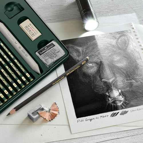 Faber-Castell Graphite Pencil Pitt Mat - 8pcs. and 9000 8pcs. in tin