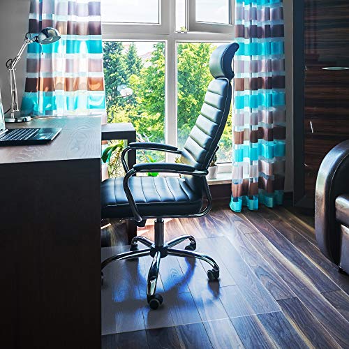 Floortex¢ç Exclusive Polycarbonate Square Chair Mat for Hard Floor - 48 x 48
