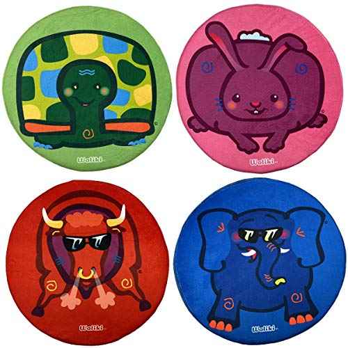 WALIKI Round Children Floor Cushions, Alternative Classroom Seating | Sponge Disc Seats | 15¡±/40CM | Pack of 4