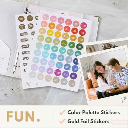 Elegant Wedding Planner Book and Organizer | 3 Ring Premium Wedding Binder | Tissue Wrapped | Unique Engagement Gift for Couples | Dividers, Pockets & Calendar | Protected Gold Corners (Beige)