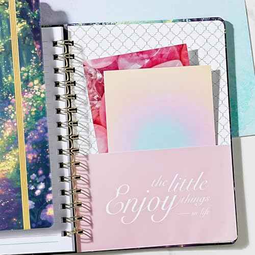 2026 Planner - Planner 2026 Weekly and Monthly from Jan.2026 - Dec.2026, 8.5'' X 6.4'', Weekly Monthly Planners 12 Month with Colorful Tabs, Back Pocket - Forest Path