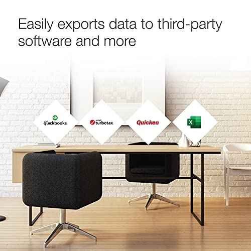 Epson RapidReceipt RR-600W Wireless Desktop Color Duplex Receipt and Document Scanner with Receipt Management Software, Touchscreen and Auto Document Feeder. Full 1-Year Limited Warranty (Renewed)