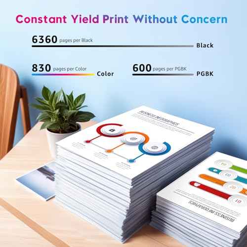 ONLYU Compatible Ink Cartridge Replacement for Canon 280 281 PGI-280XXL CLI-281XXL Ink 281 280 for Pixma TS9120 TS8120 TS8320 TS8220 TS8300 TS9120 TS 8100 Printer (6 Pack)