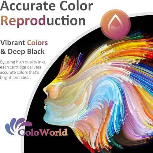 ColoWorld Remanufactured 63 Ink Cartridges Replacement for 63XL Ink Cartridge Combo Pack Black Color Compatible for 4520 3634 3830 5252 4650 5258 4655 4652 3636 3630 Printer