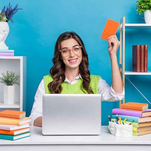 Harloon 100 Pcs Mini Notebooks Bulk Small Pocket Notepad Blank Lined Wallet Memos Journal Operation Christmas Gifts for Student Staff Teacher Office Xmas Thanksgiving Favor, 4 x 2.5 Inches(Orange)