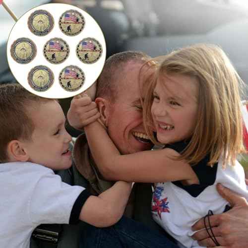42 PCS Military Challenge Coins, US Military Coins Veteran Challenge Coin - Stand for The Flag, Kneel for The Fallen - Military Commemorative Appreciation Gifts