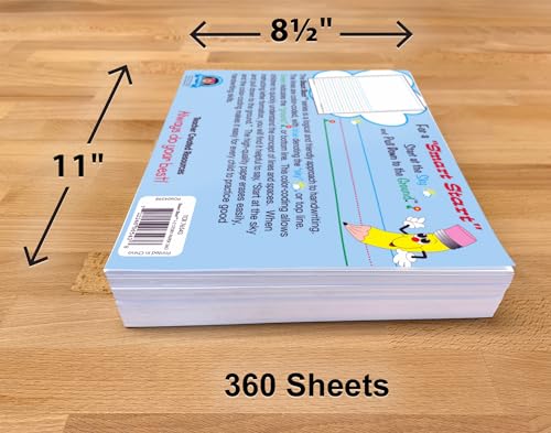 Teacher Created Resources Grade 1-2 Smart Start Story Paper - 360 Sheets