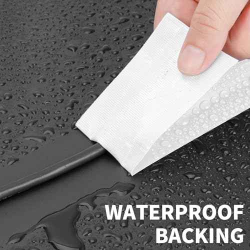 White Duct Tape Heavy Duty Waterproof, 40 Yards X 2 Inch, 9 Mils Thickness Strong Adhesive Sticky, No Residue, Easy Tear by Hand for Home Repairs Indoor Outdoor Crafts Packing HVAC and Construction