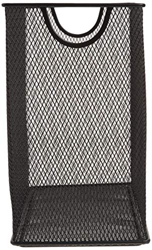 U Brands Black Mesh Metal Desktop Hanging File Organizer for 8.5x11 Files