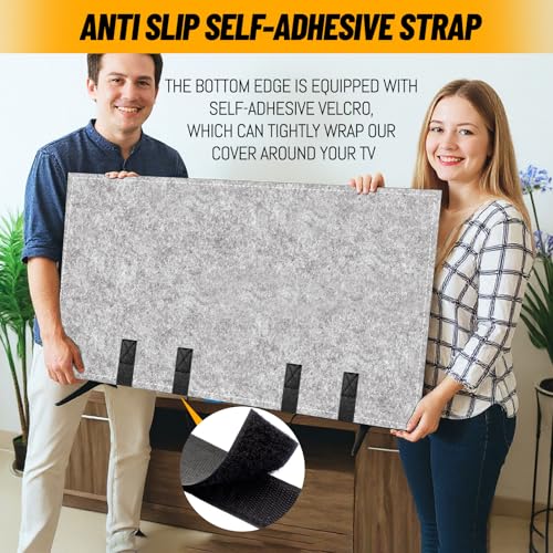 TV Moving Cover Flat Screen Heavy Duty Felt Protector Anti-Scratch