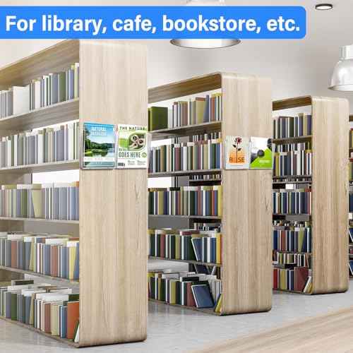 Ripeng 12 Pack Brochure Holder Wall Mount 6x9 Inch Clear Acrylic Flyer Holder Magazine Pamphlet File Display Stand Plastic Wall Organizer for Literature Mail Paper document Rack Display
