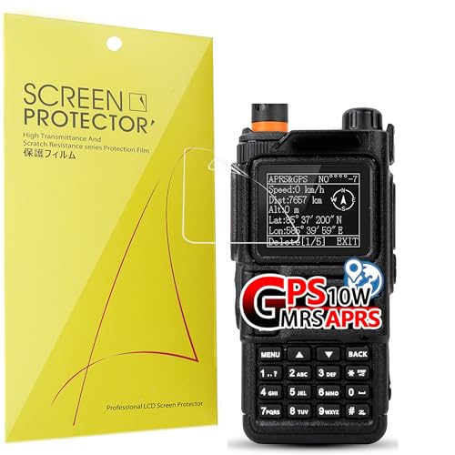 Lamshaw 6 Pack Screen Protector for TIDRADIO TD-H9 Handheld Radio, Full Coverage TPU Film