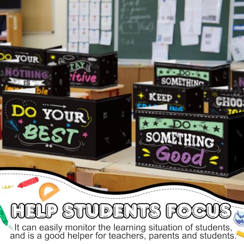 Honoson Blackboard Privacy Folders for Students Classroom Desk - 24 Pack