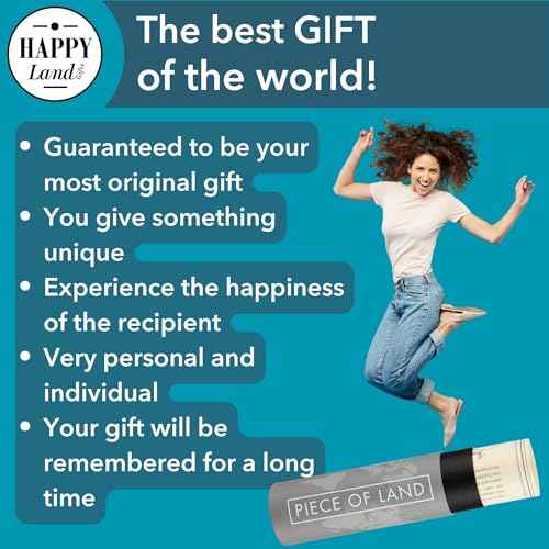 happylandgifts¢ç Real Piece of Bavaria | Unusual Gift | Blank Certificate to Write in The Name of Your Choice | Certificate Roll | Bavarian Gifts