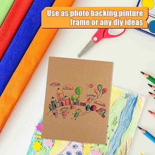 400 Pcs 5 x 7 Inch Corrugated Cardboard Sheets for Mailers 2 mm Thickness Flat Pack Insert Shipping Mail Cardboard Divider Backs and Crafts Arts and Crafts Supplies Dividers DIY Projects