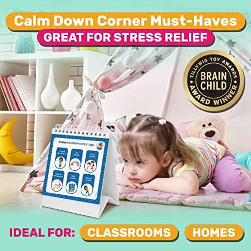 Feelings in Control Flip Book, Emotion Chart, ADHD Tool for Kids, Calm Down Corner Supplies, Preschool Learning Activities, Self Regulation for Kids