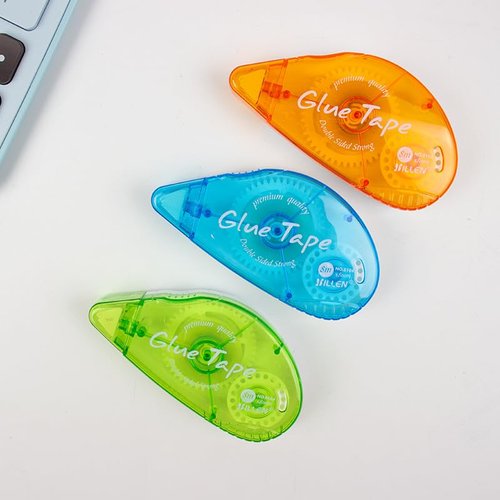 6 Pack Double Sided Tape Roller Permanent Adhesive Tape Dispenser Runner
