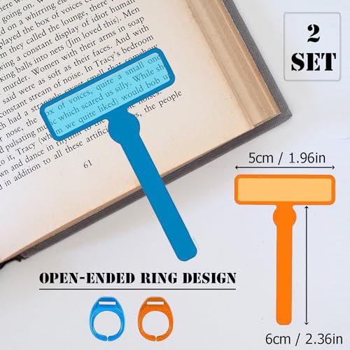 Reading Guide Strips Set - Dyslexia & Learning Aid Bookmarks & Rulers