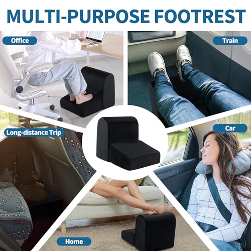 ROYALAY Adjustable Foot Rest for Under Desk, Supportive Leg Rest, Foot Stools for Under Office Desk, Ergonomic Foot Stand