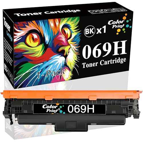 Compatible CRG 069H Toner Cartridge Replacement for Canon 069 CRG069H CRG-069H for ImageCLASS MF753Cdw MF751Cdw LBP674Cdw LBP673Cdw LBP674Cx MF752Cdw MF756Cx (1-Pack, Black)