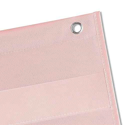Godery Pink 7 Pocket Chart for Classroom (28" x 28")(Pink)